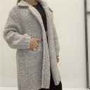 giacca senza bottone midy coat